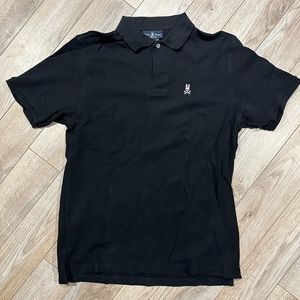 Psycho Bunny polo, black, size 7 (equivalent XL)